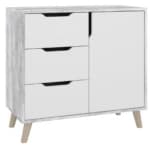 Komoda K-3+1 Retro Komodos Miegamojo baldai Svetainės baldai Vaikų baldai thumbnail