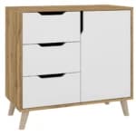 Komoda K-3+1 Retro Komodos Miegamojo baldai Svetainės baldai Vaikų baldai thumbnail