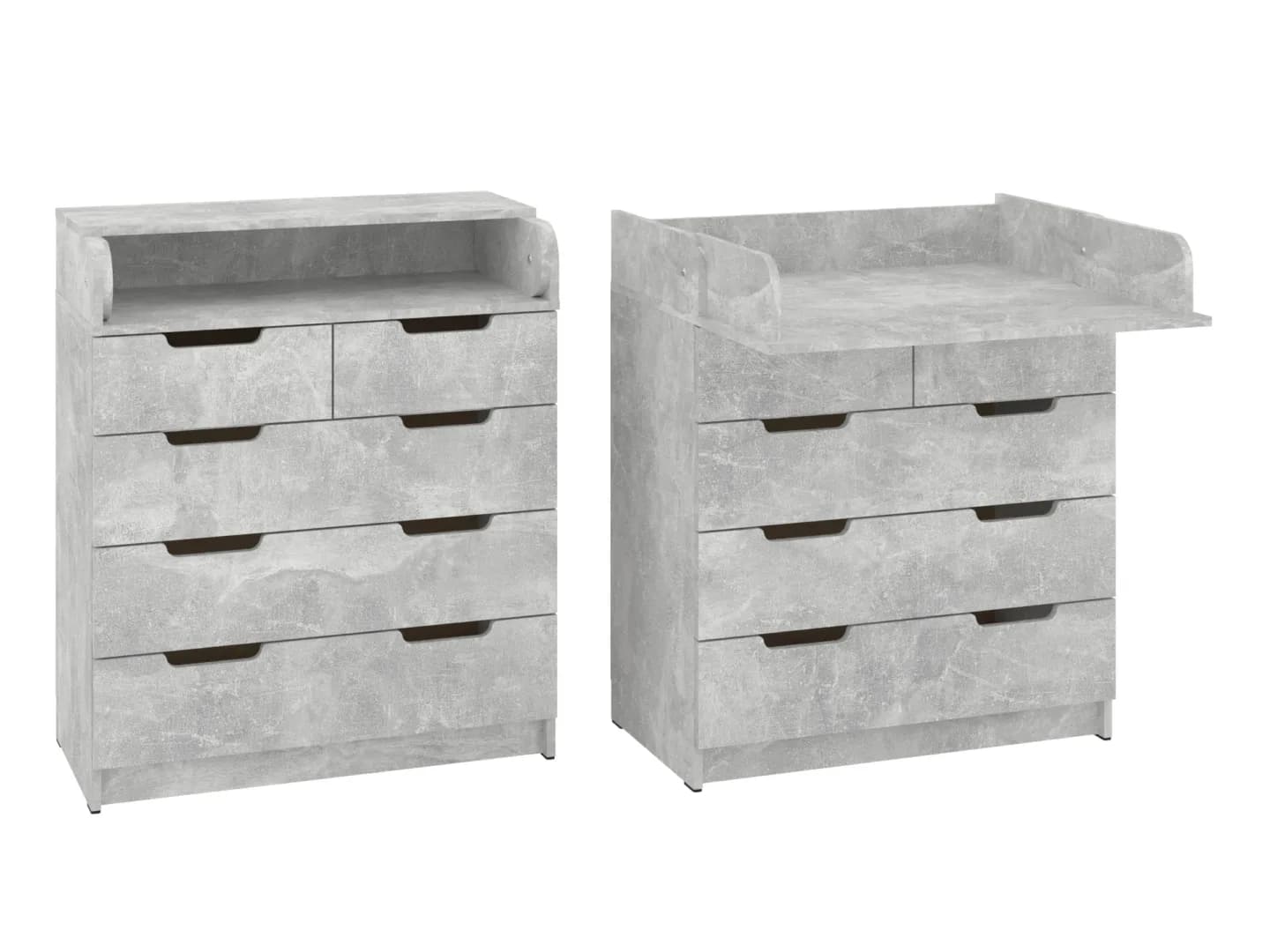 Komoda K-3+3 Swaddle Komodos Miegamojo baldai Vaikų baldai