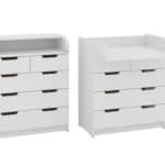 Komoda K-3+3 Swaddle Komodos Miegamojo baldai Vaikų baldai thumbnail