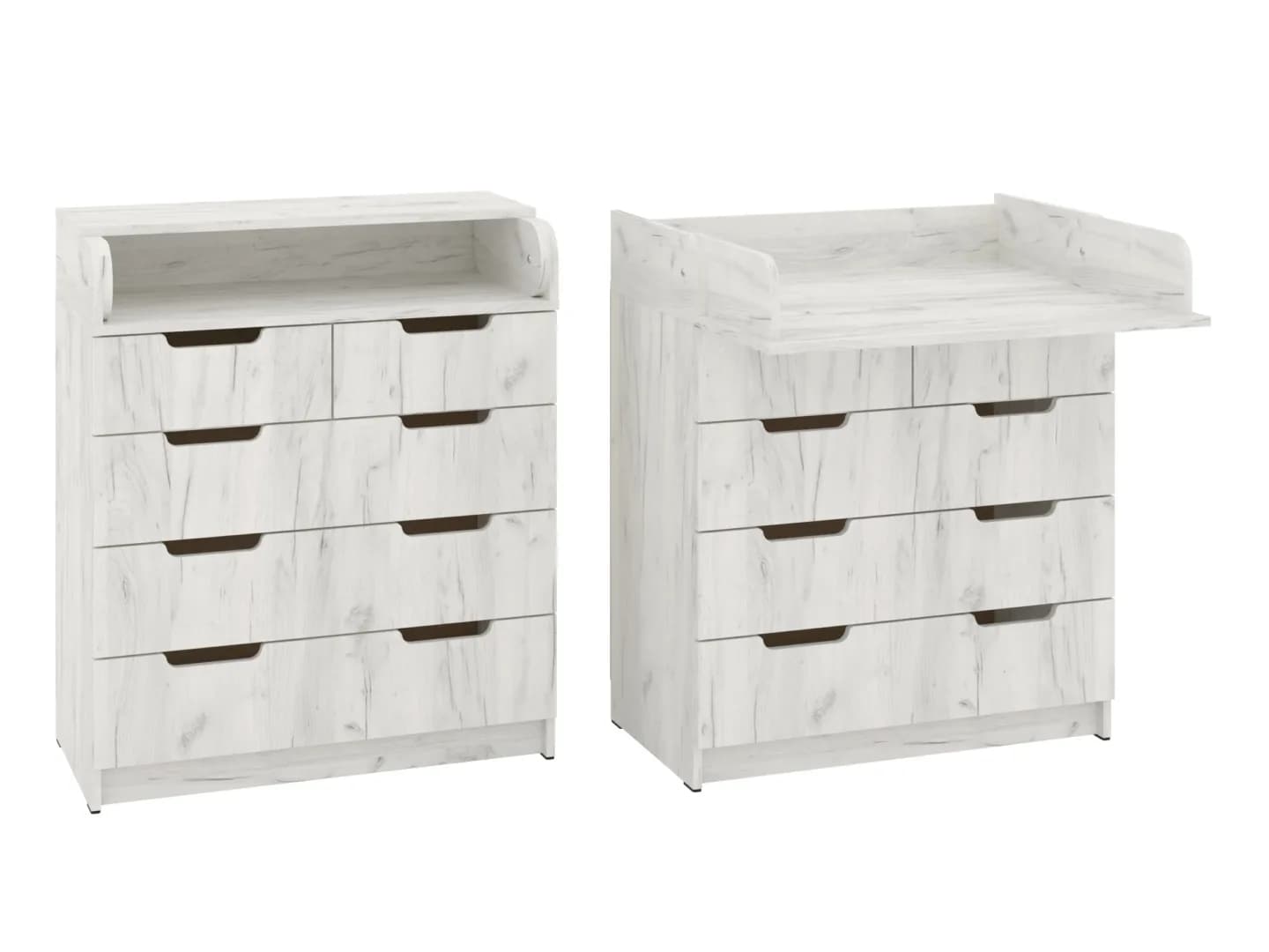 Komoda K-3+3 Swaddle Komodos Miegamojo baldai Vaikų baldai