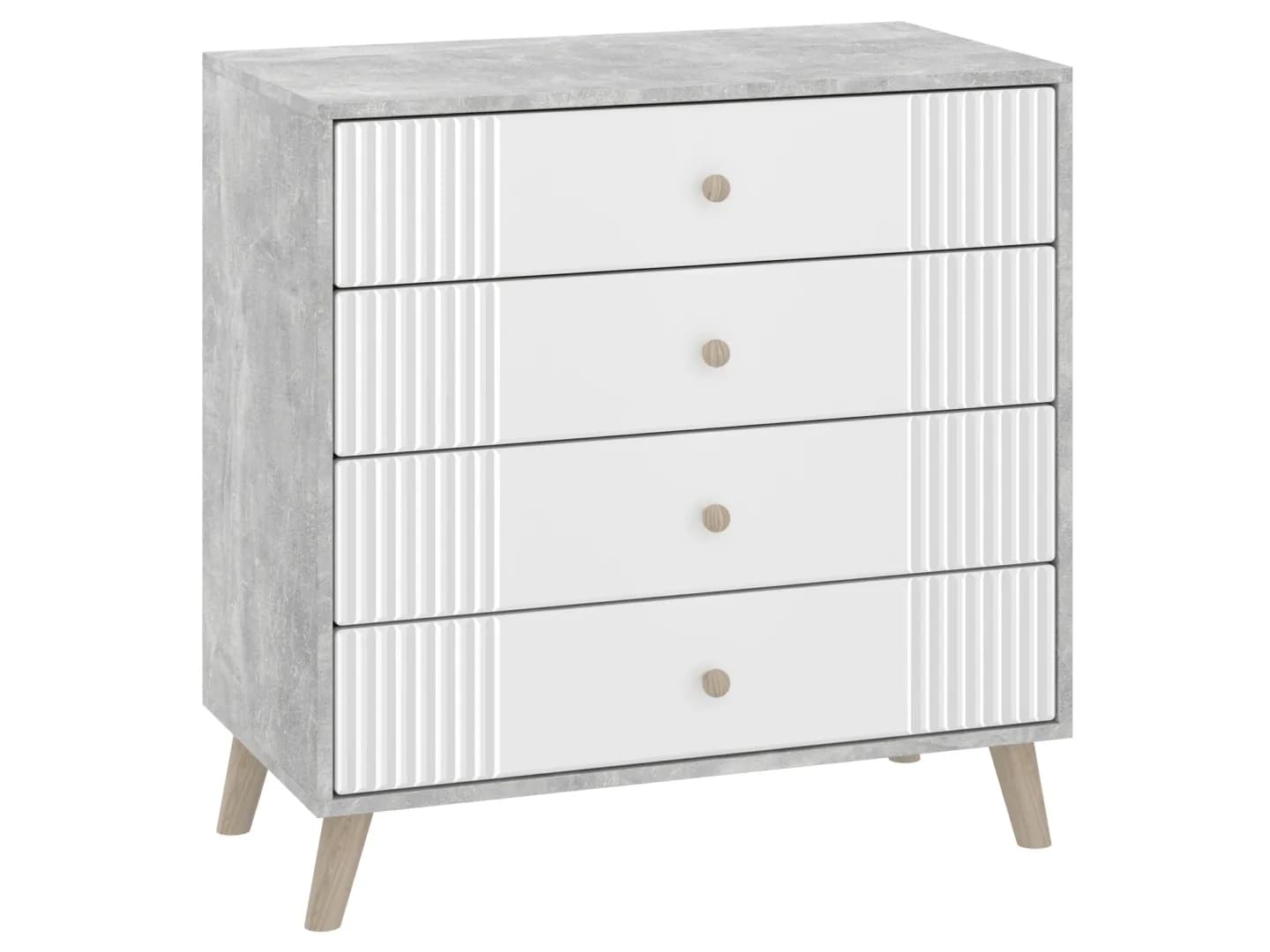 Komoda K-4 MDF Retro Komodos Miegamojo baldai Svetainės baldai Vaikų baldai