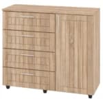 Komoda K-4+1 MDF Komodos Miegamojo baldai Svetainės baldai Vaikų baldai thumbnail