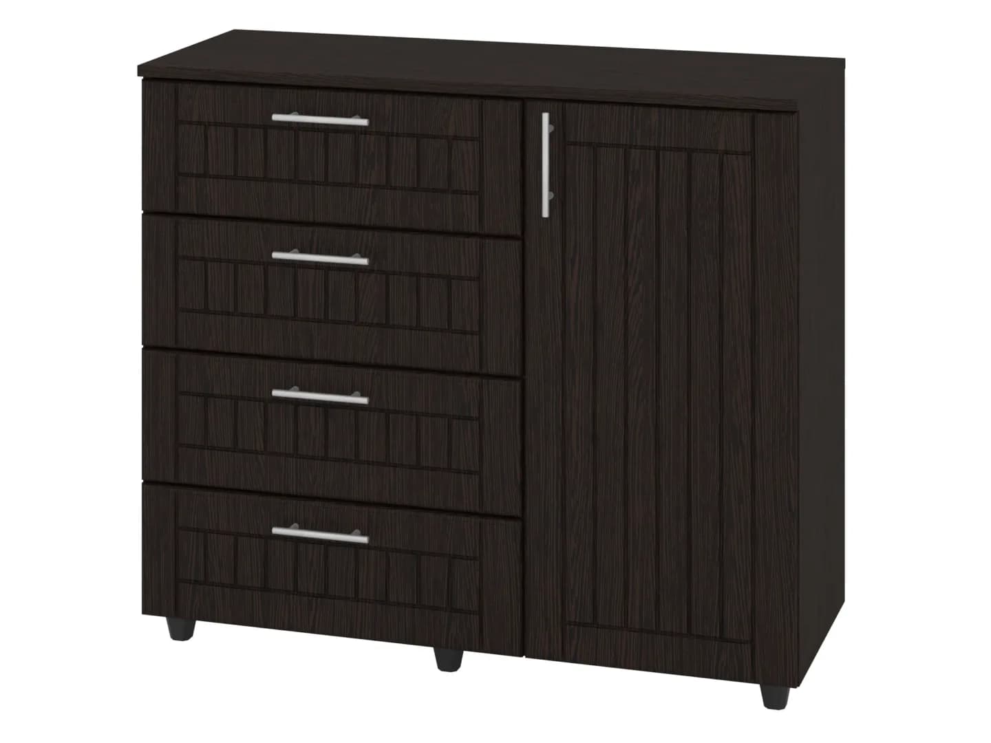 Komoda K-4+1 MDF Komodos Miegamojo baldai Svetainės baldai Vaikų baldai