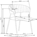 Kėdė K426 Kėdės Virtuvės baldai thumbnail