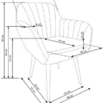 Kėdė K429 Kėdės Virtuvės baldai thumbnail