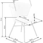 Kėdė K459 Kėdės Virtuvės baldai thumbnail