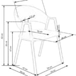 Kėdė K473 Kėdės Virtuvės baldai thumbnail