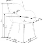 Kėdė K480 Kėdės Virtuvės baldai thumbnail