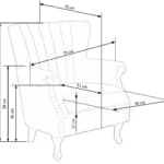 Fotelis TITAN Foteliai Svetainės baldai thumbnail