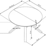 Stalas VERTIGO Stalai Virtuvės baldai thumbnail