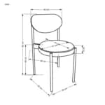 Kėdė K509 Kėdės Virtuvės baldai thumbnail