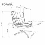 Fotelis FOFANA Foteliai Svetainės baldai thumbnail