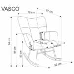 Fotelis VASCO Foteliai Svetainės baldai thumbnail