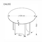 Stalas CALDO Stalai Virtuvės baldai thumbnail