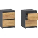 Naktinis staliukas NS-PT-2 Miegamojo baldai Naktiniai staliukai thumbnail
