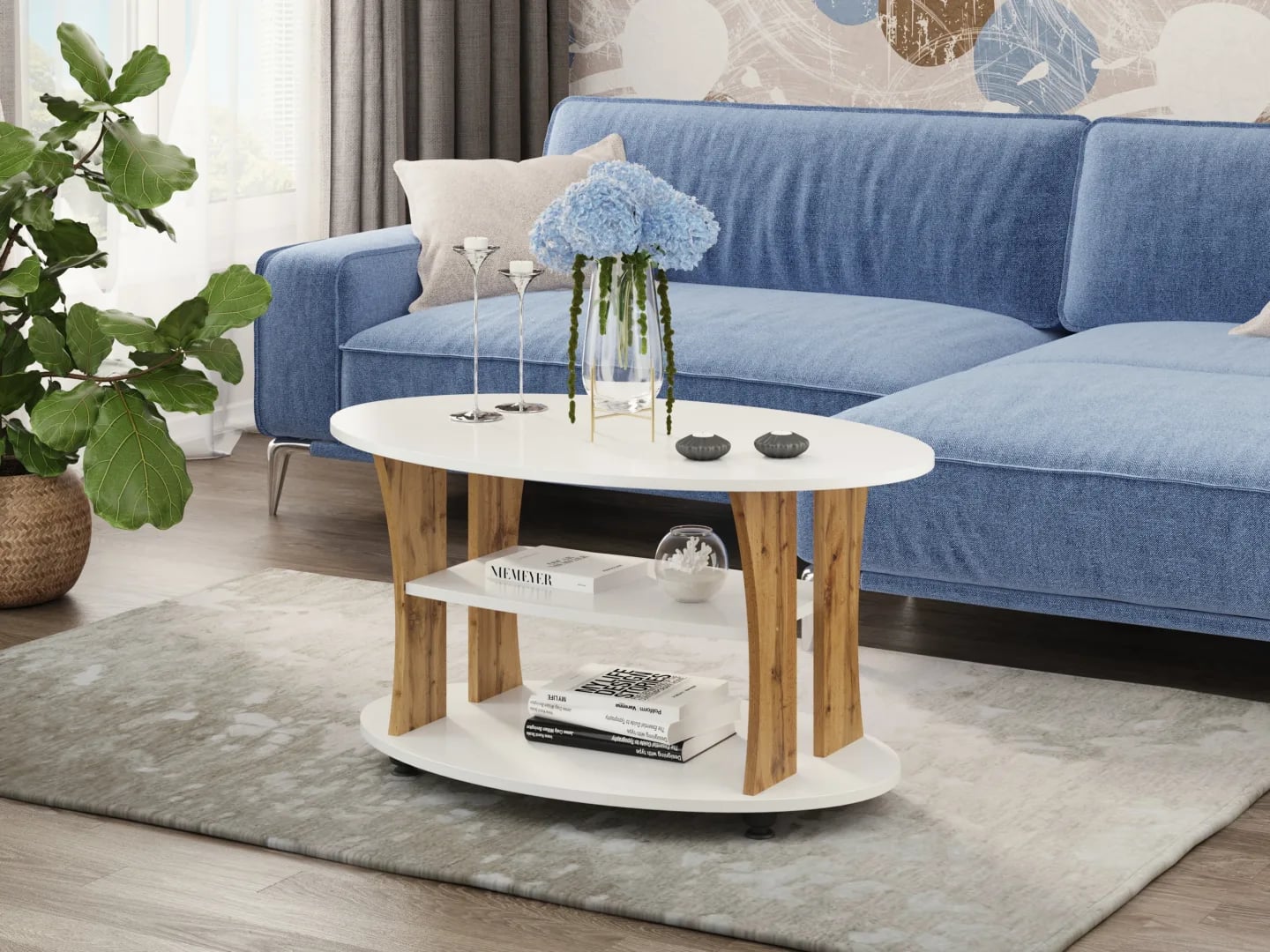 Žurnalinis staliukas Kameliya Svetainės baldai Žurnaliniai staliukai