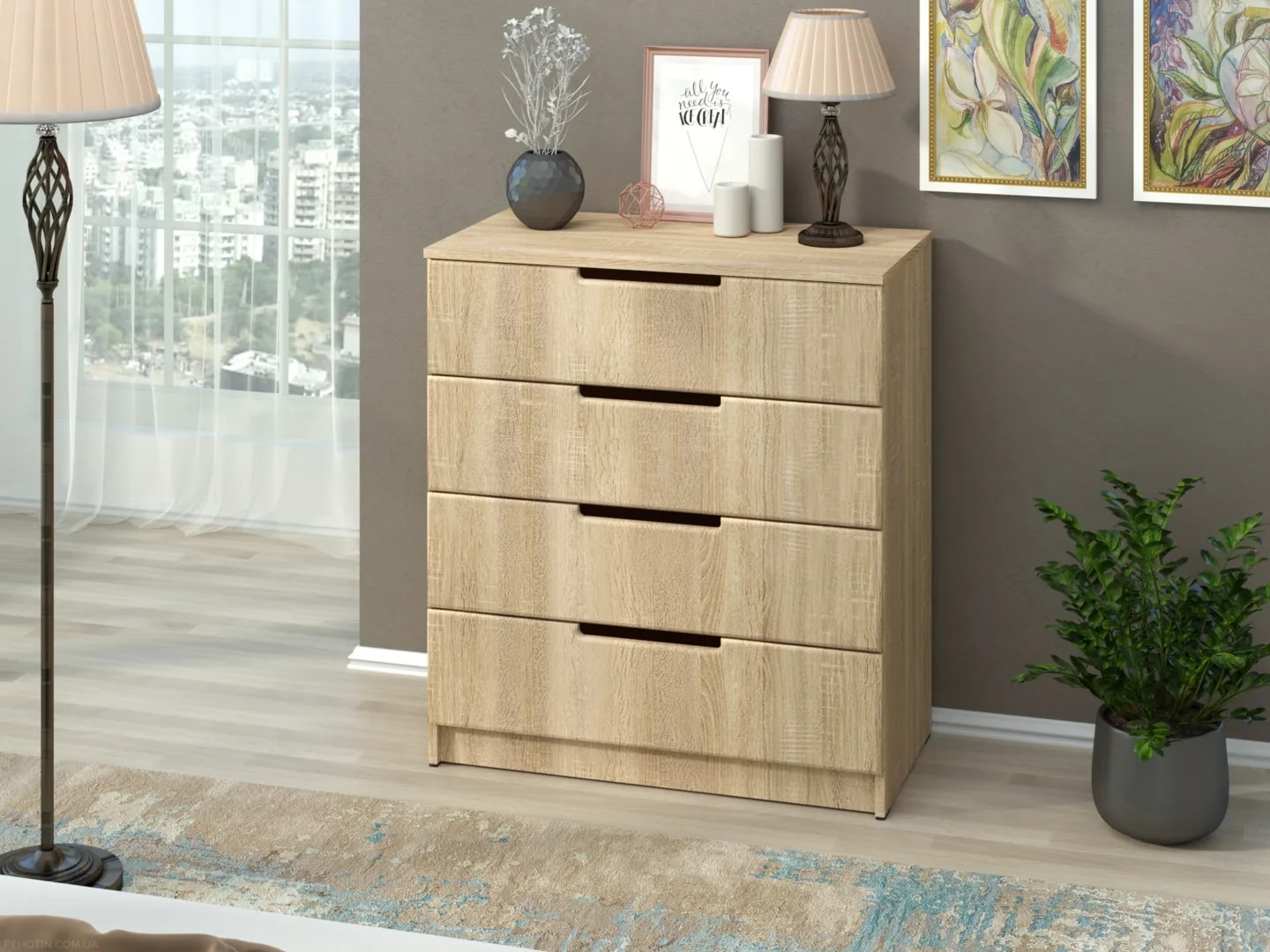 Komoda K-800 Komodos Miegamojo baldai Svetainės baldai Vaikų baldai