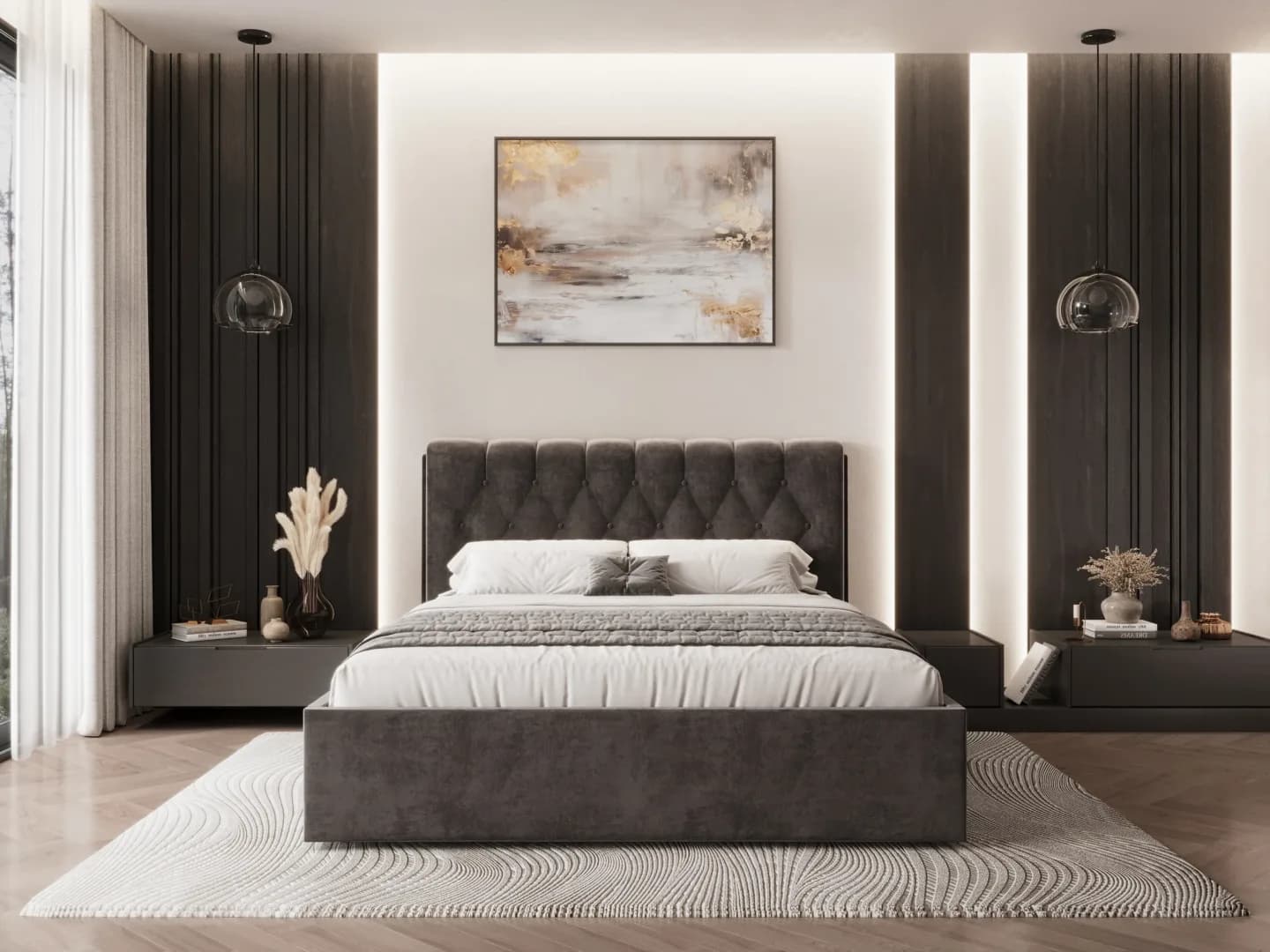 Lova Glorija Lovos Miegamojo baldai