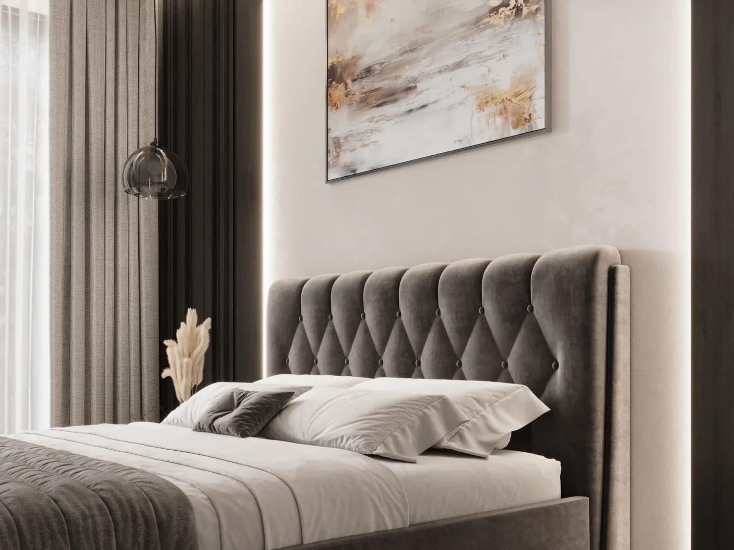 Lova Glorija Lovos Miegamojo baldai