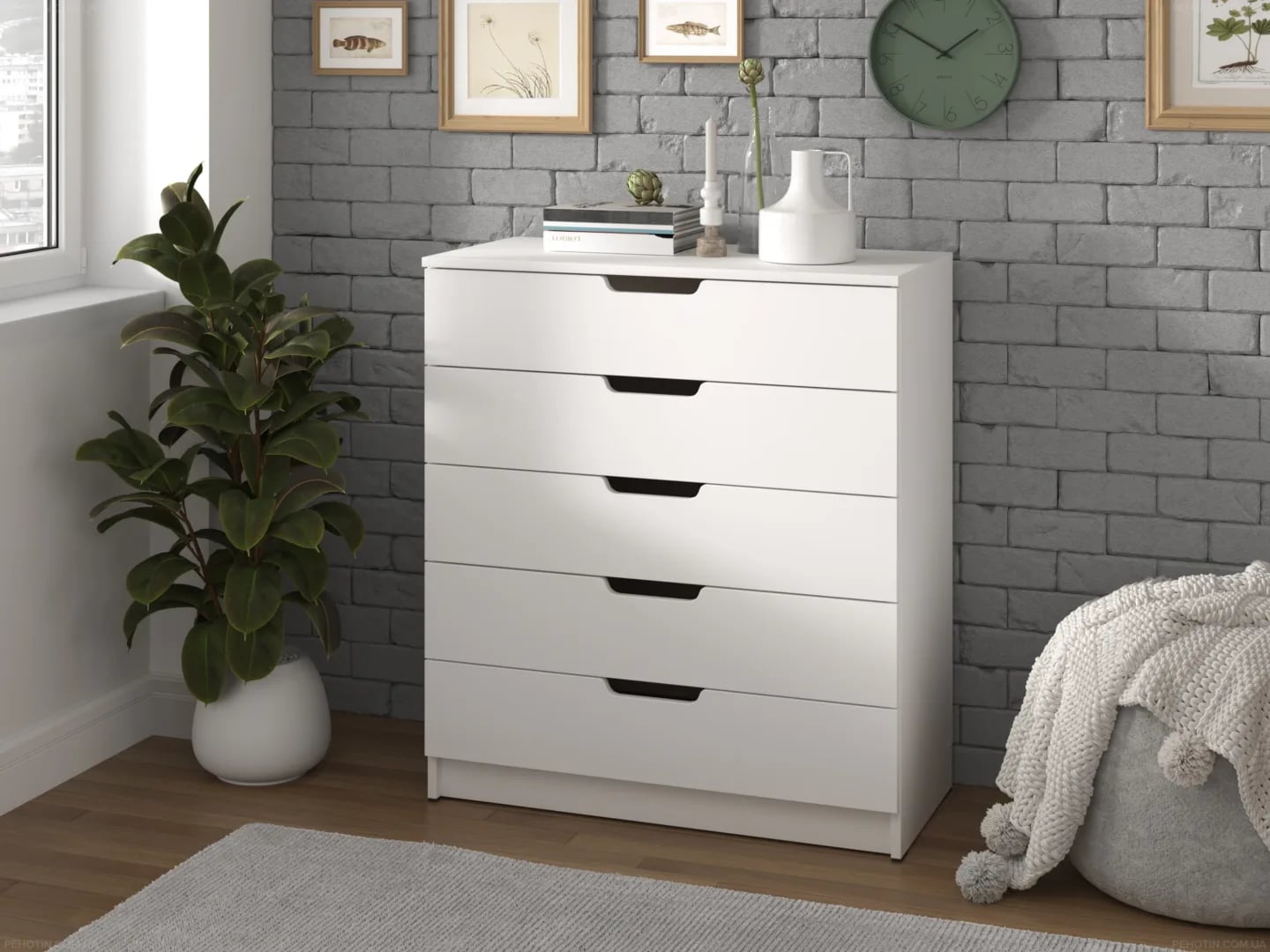 Komoda K-5 ECO Komodos Miegamojo baldai Svetainės baldai Vaikų baldai