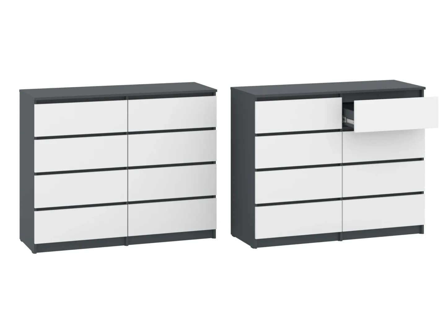 Komoda NS-8 Komodos Miegamojo baldai Svetainės baldai Vaikų baldai