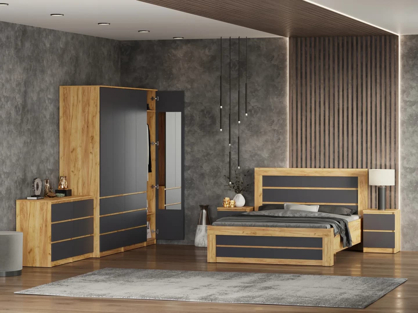 Komoda NS-6 Komodos Miegamojo baldai Svetainės baldai Vaikų baldai