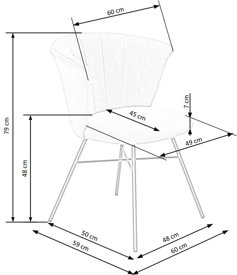 Kėdė K459 Kėdės Virtuvės baldai