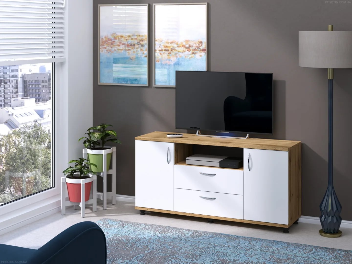 TV staliukas Borneo Svetainės baldai TV staliukai