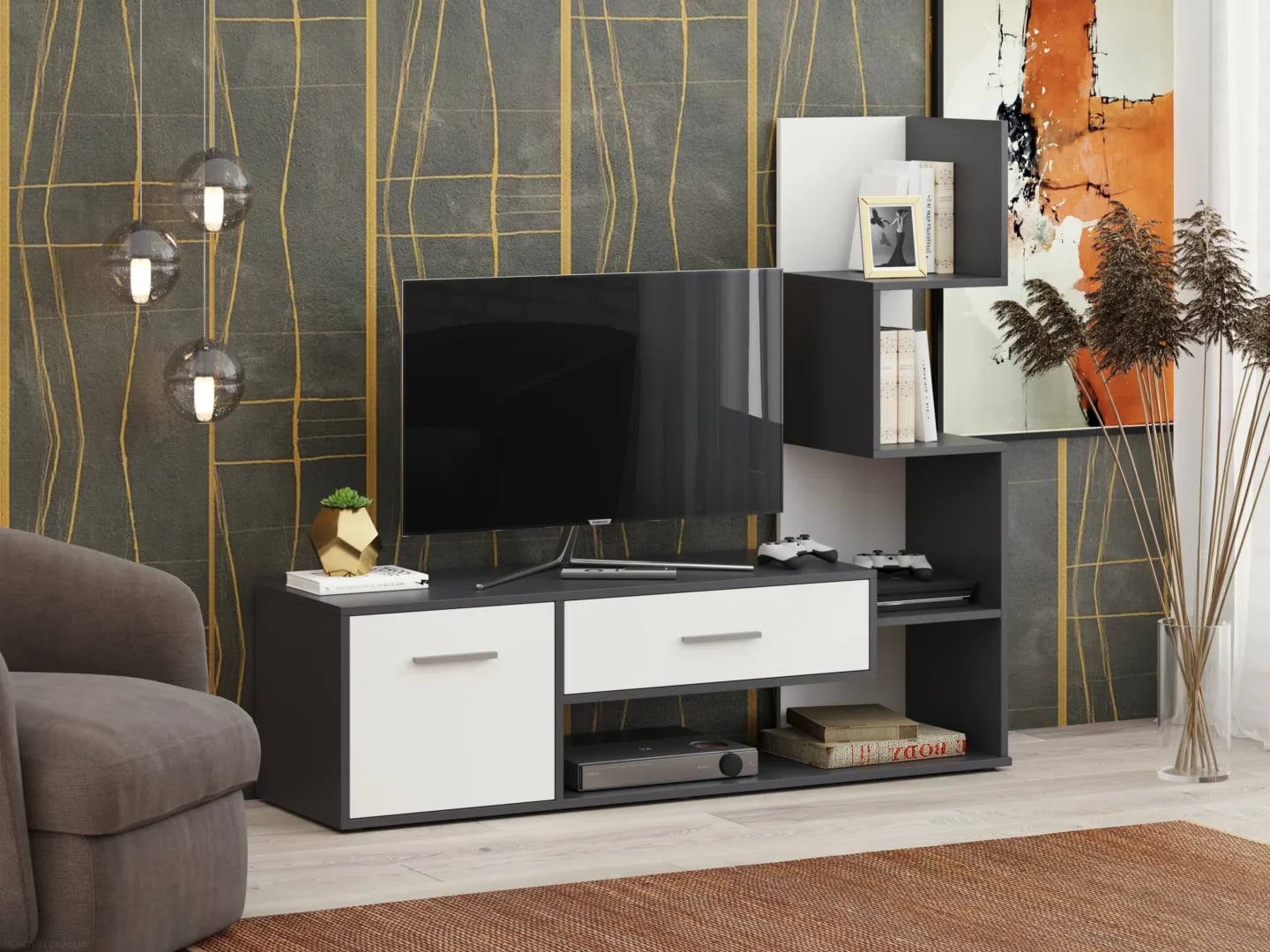 TV staliukas Bruno Svetainės baldai TV staliukai