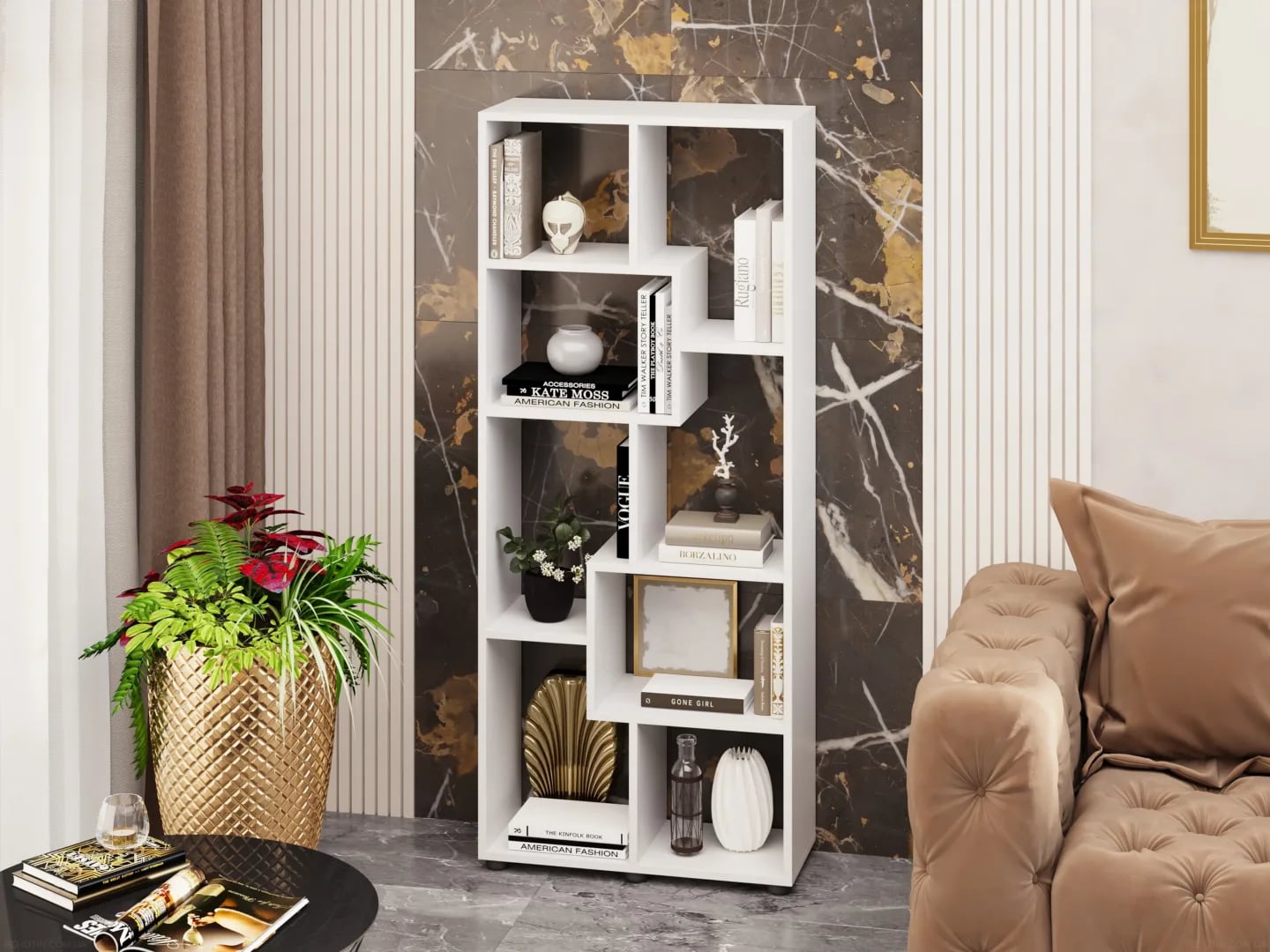 Lentyna Bookshelf-11A Lentynos Svetainės baldai