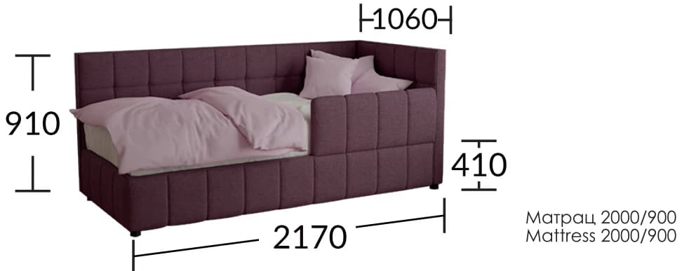 Vaikiška lova Zefir Vaikiškos lovos Vaikų baldai